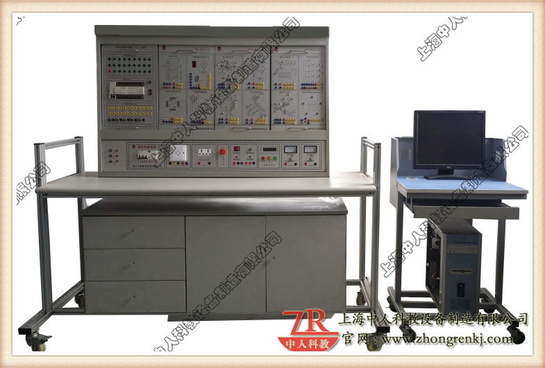 可編程控制器、觸摸屏、變頻器、綜合實訓裝置