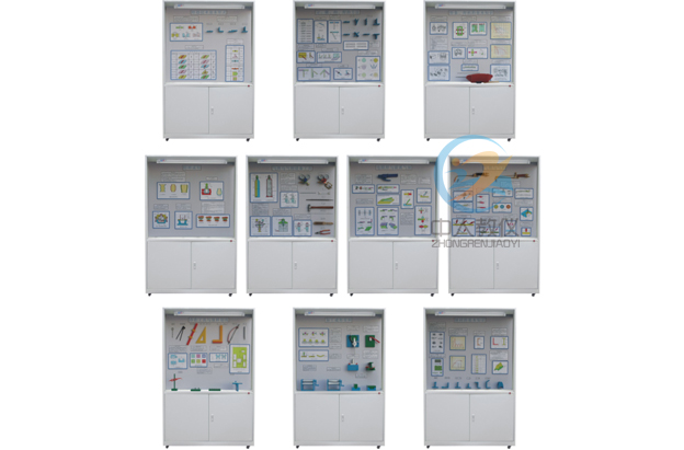 《焊、鉚工工藝學(xué)》陳列柜,焊、鉚工工藝學(xué)教學(xué)陳列柜